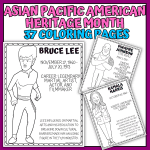 AAPI Coloring Pages (Asian American Heritage Month Printables)