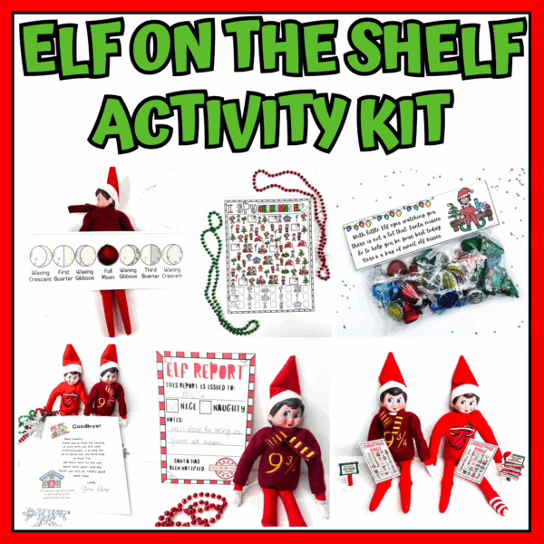 Elf on the Shelf Activity Kit – 47 Pages of Printable Holiday Fun