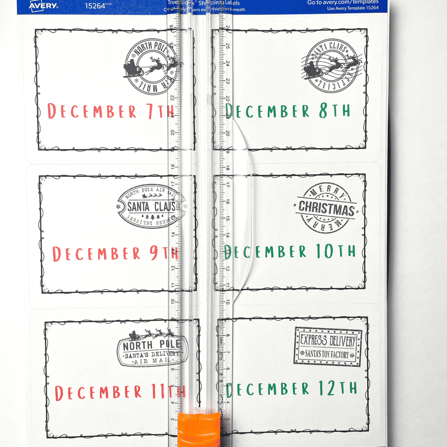 Christmas Movie Advent Calendar Printable