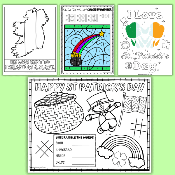 St patricks day activity bundle