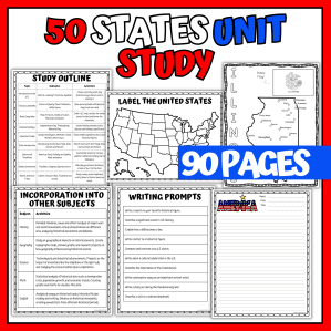 50 states unit study