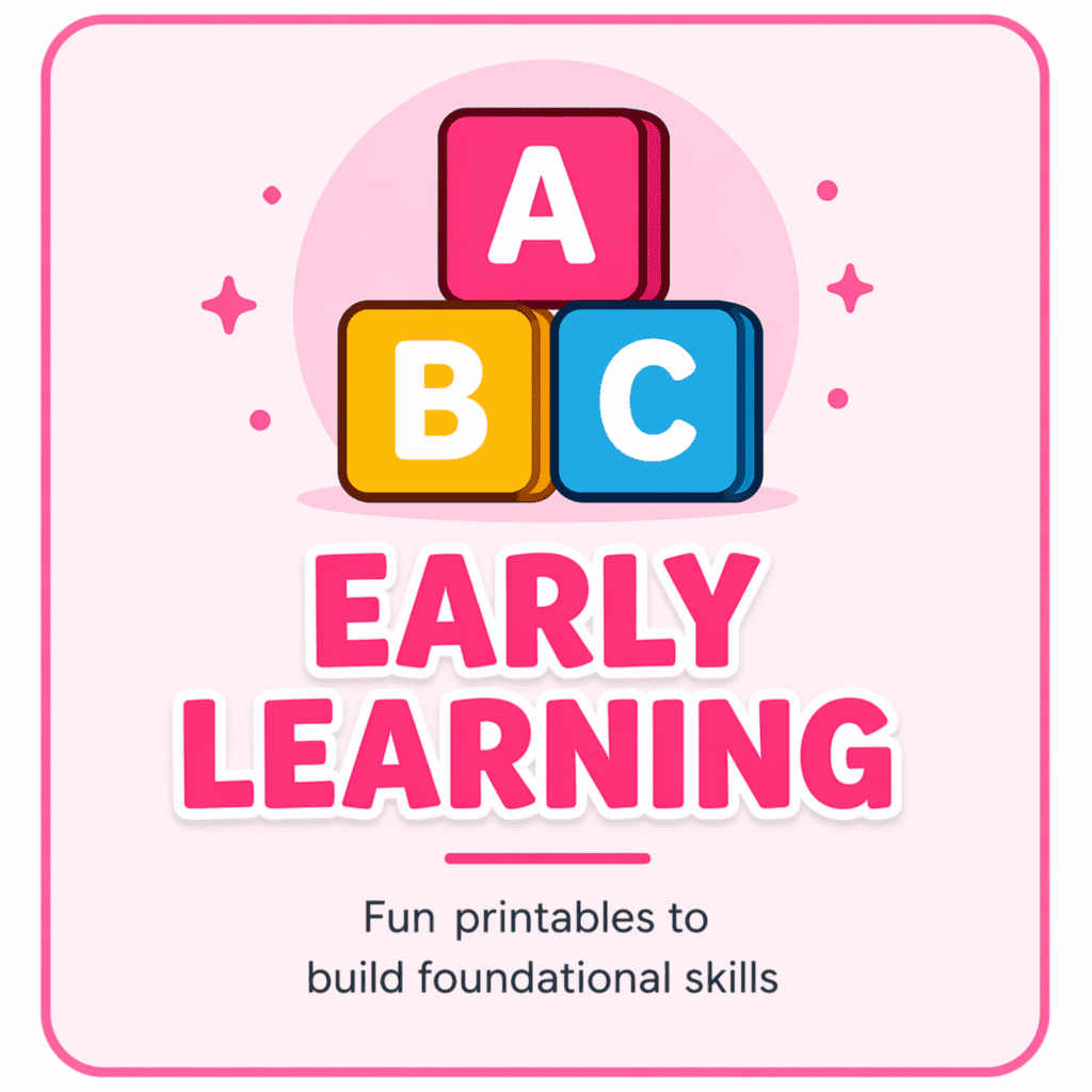 early learning printables preschool worksheets alphabet numbers activities for kids