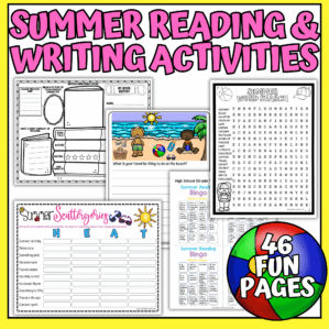 Summer Reading Worksheets & Writing Prompts for Kids