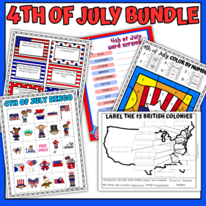 4th of July Activities Bundle