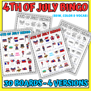 4th of july bingo