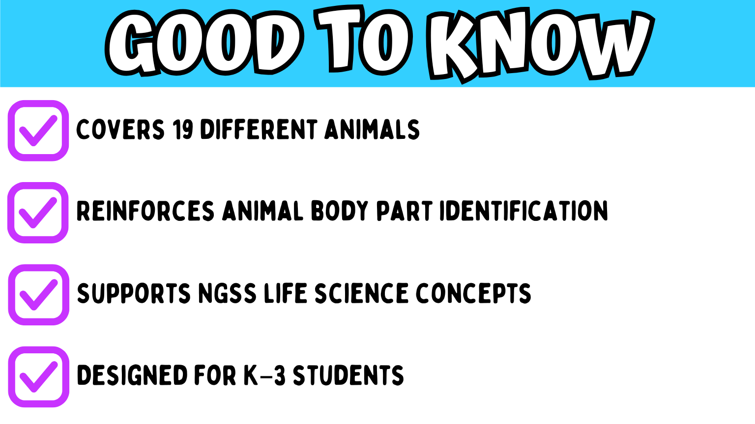 animal anatomy good to know
