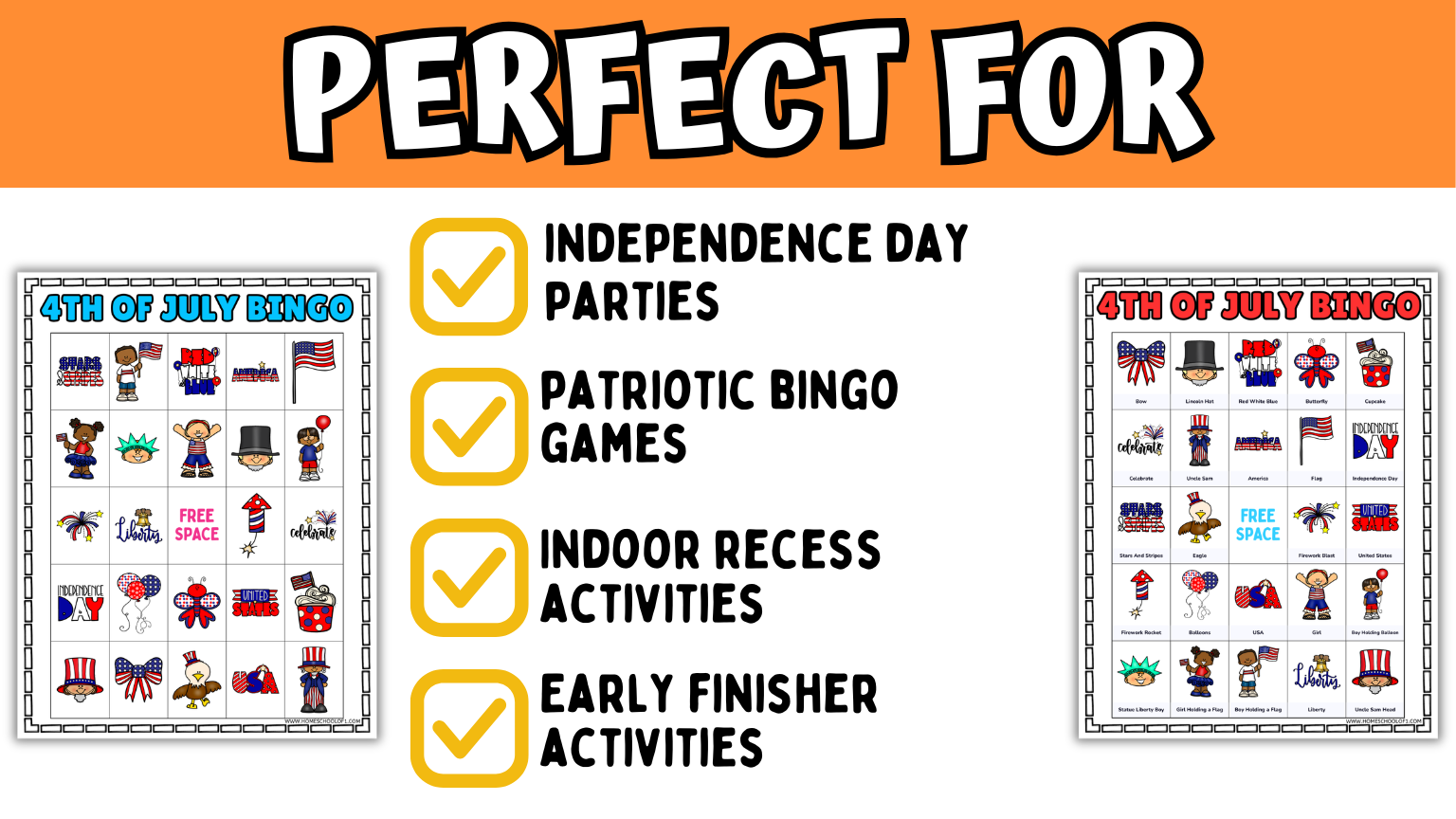independence day bingo