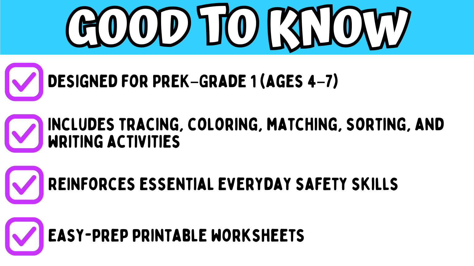 printable safety bundle
