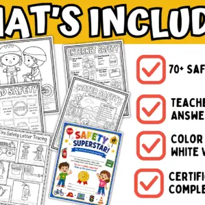 safety activities printable safety activities printable