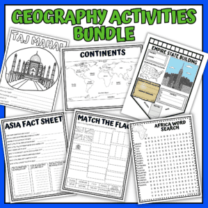 GEOGRAPHY ACTIVITIES BUNDLE