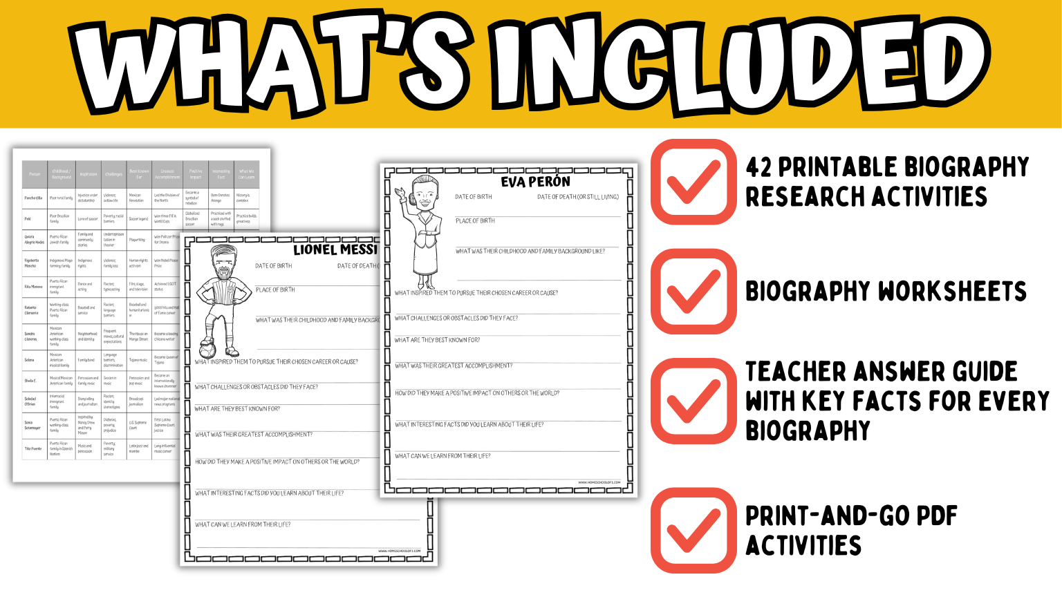 Hispanic Heritage Month Research Worksheets - Image 2