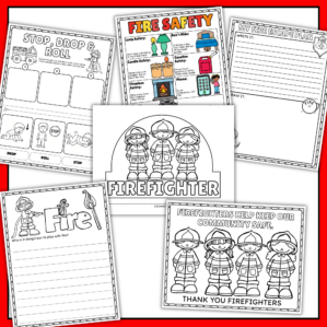 Fire safety worksheets for kids