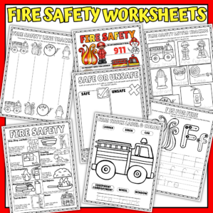 Printable fire safety worksheets