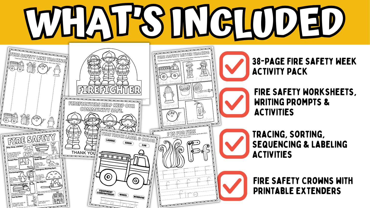 Fire Safety Week activity pack