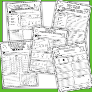 weather worksheets for 2nd - 5th grade
