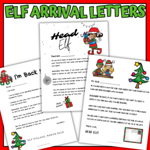 Elf Arrival Letter Printables