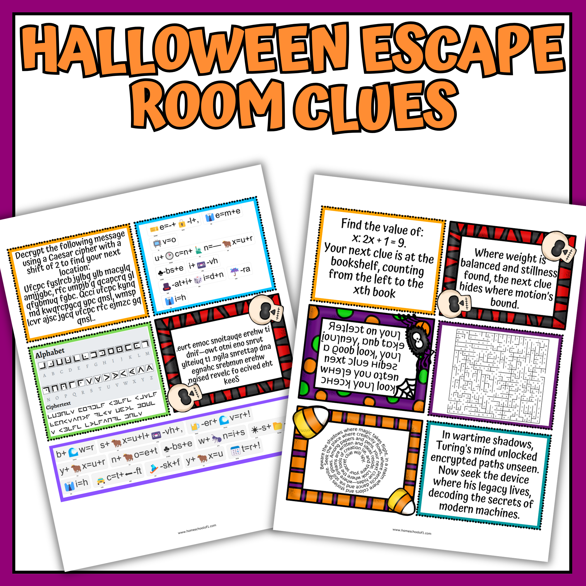 Halloween Escape Room for Teens