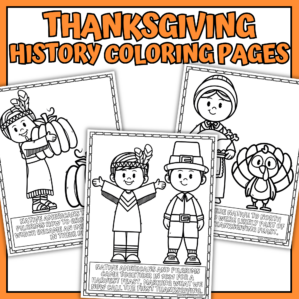 Thanksgiving History Coloring Pages