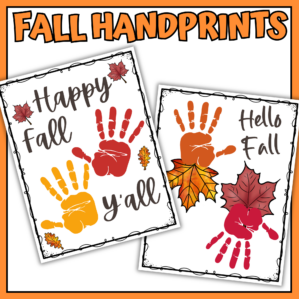 Fall Handprint Craft Printable