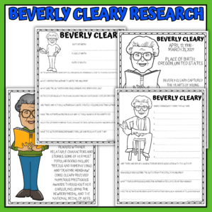Beverly Cleary Author Study