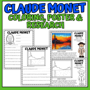 Claude Monet Artist Study