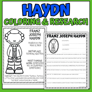 Franz Joseph Haydn Worksheets