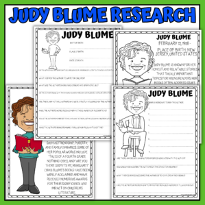 Judy Blume Author Study
