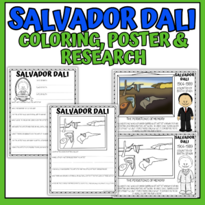 Salvador Dali Biography Worksheets