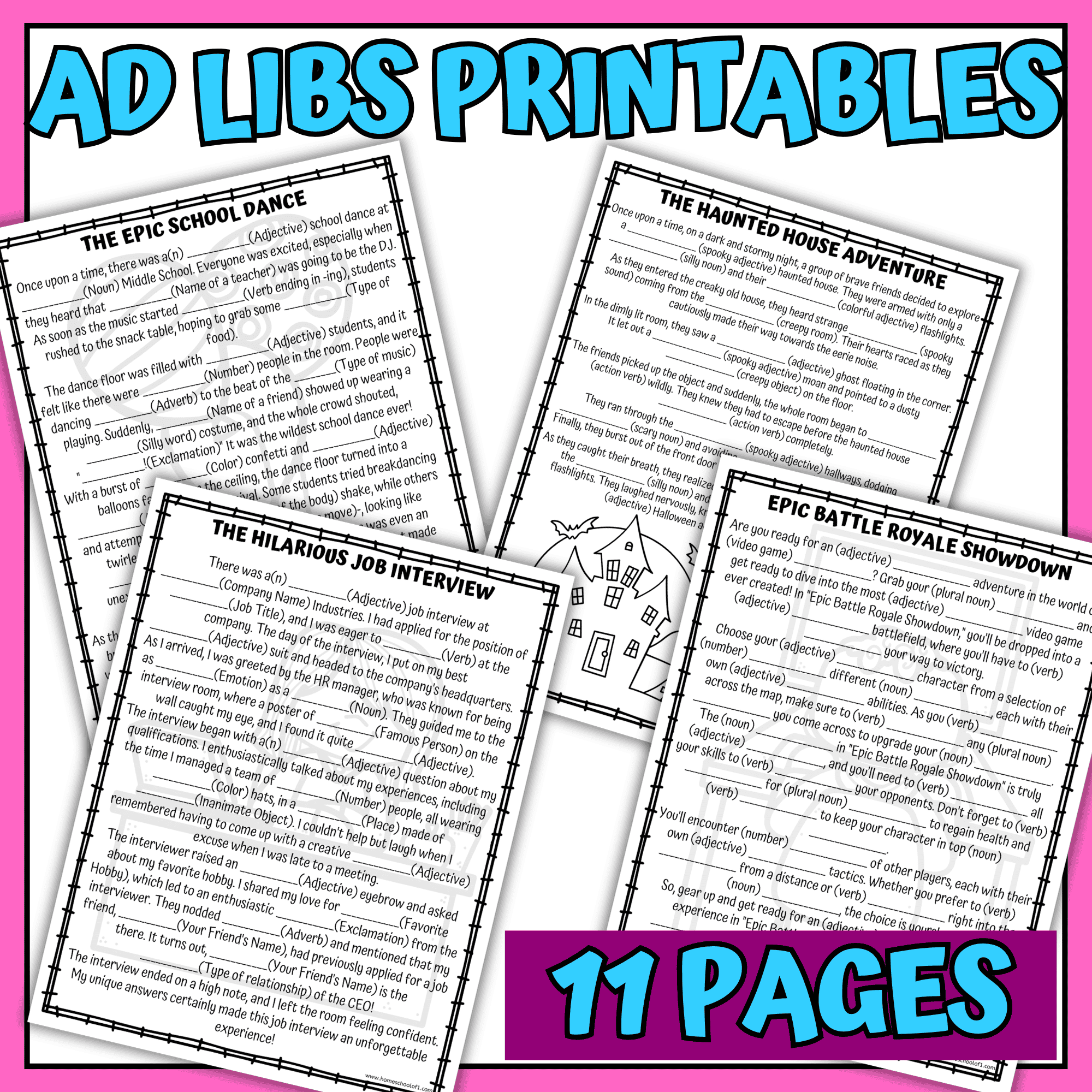 ad libs printables
