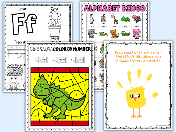 early learning worksheets