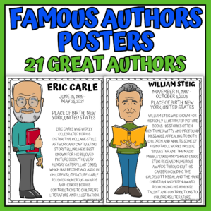 famous authors posters