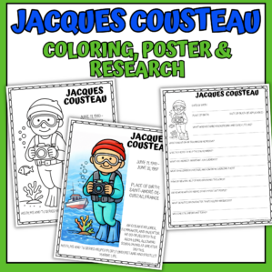 Jacques Cousteau Worksheets
