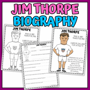 Jim Thorpe Worksheets
