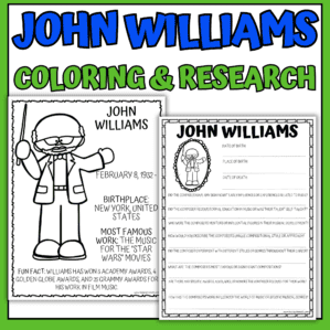 John Williams Composer Worksheets
