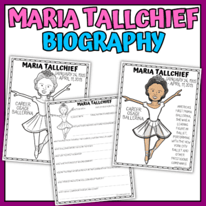 Maria Tallchief Worksheets